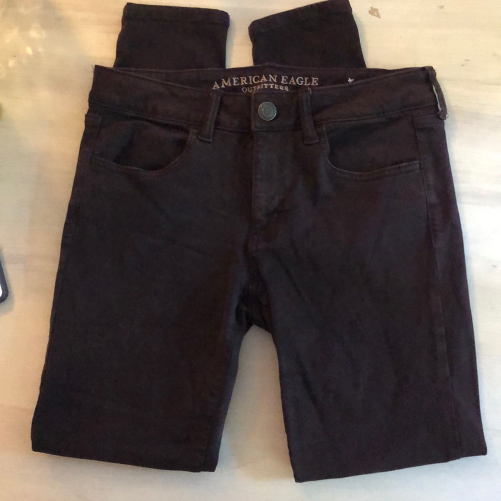 American Eagle Maroon Jeans